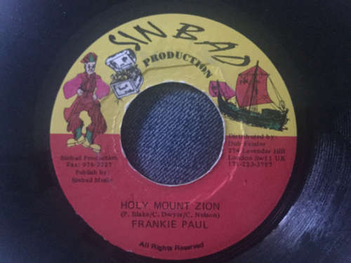 Cover Frankie Paul - Holy Mount Zion (7, Single) Schallplatten Ankauf