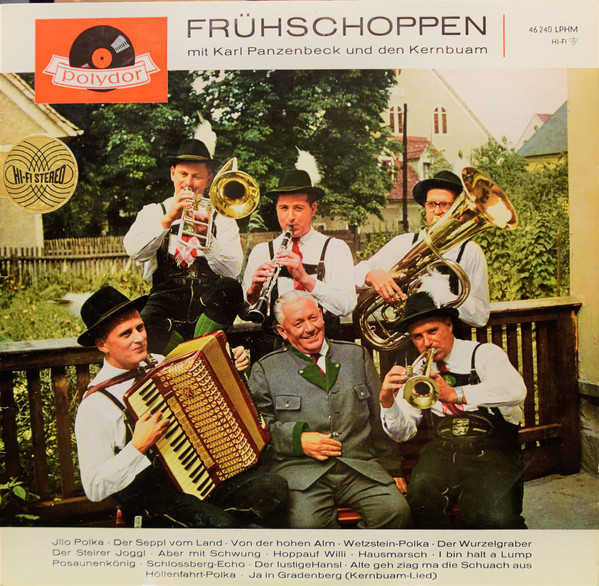 Cover Karl Panzenbeck, Kernbuam* - Frühschoppen Mit Karl Panzenbeck Und Den Kernbuam (LP, RE) Schallplatten Ankauf