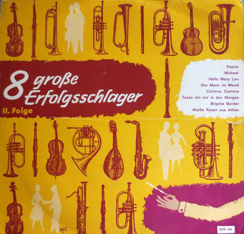 Cover Various - 8 Große Erfolgsschlager - II. Folge (7, EP, Club) Schallplatten Ankauf