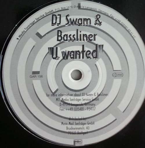 Cover DJ Swam & Bassliner* - U Wanted (12) Schallplatten Ankauf