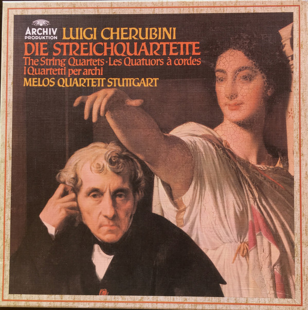 Cover Luigi Cherubini, Melos Quartett - Die Streichquartette (3xLP + Box) Schallplatten Ankauf
