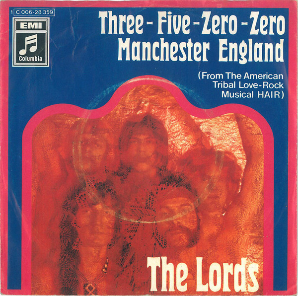 Cover The Lords - Three-Five-Zero-Zero / Manchester England (7, Single) Schallplatten Ankauf
