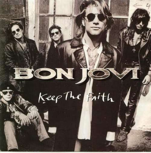 Cover Bon Jovi - Keep The Faith (7, Single) Schallplatten Ankauf