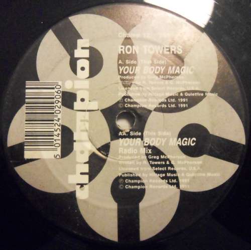 Cover Ron Towers - Your Body Magic (12) Schallplatten Ankauf