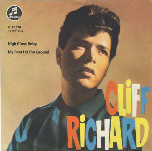 Cover Cliff Richard & The Drifters - My Feet Hit The Ground / High Class Baby (7, Single) Schallplatten Ankauf