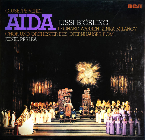 Bild Giuseppe Verdi / Orchester Des Opernhauses Rom*, Jonel Perlea, Jussi Björling, Leonard Warren, Zinka Milanov - Aida (3xLP, Album + Box) Schallplatten Ankauf