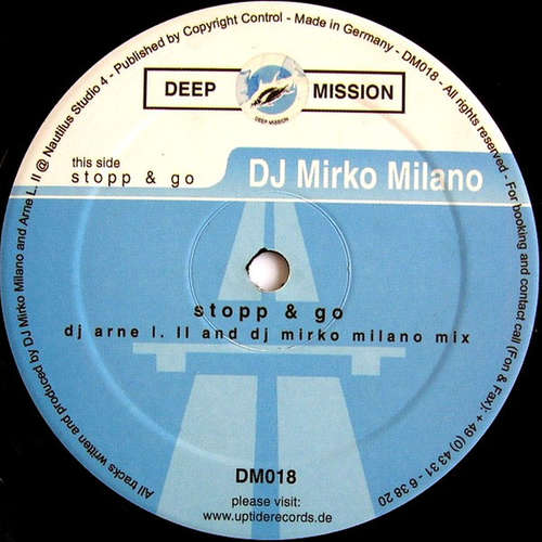 Cover DJ Mirko Milano - Stopp & Go (12) Schallplatten Ankauf