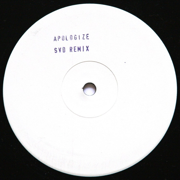 Bild OneRepublic - Apologize (SVD Remix) (12, S/Sided, Unofficial, W/Lbl) Schallplatten Ankauf