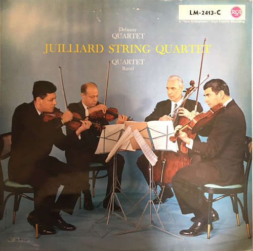 Cover Juilliard String Quartet, Debussy*, Ravel* - Quartet In G Minor / Quartet In F (LP, Mono) Schallplatten Ankauf