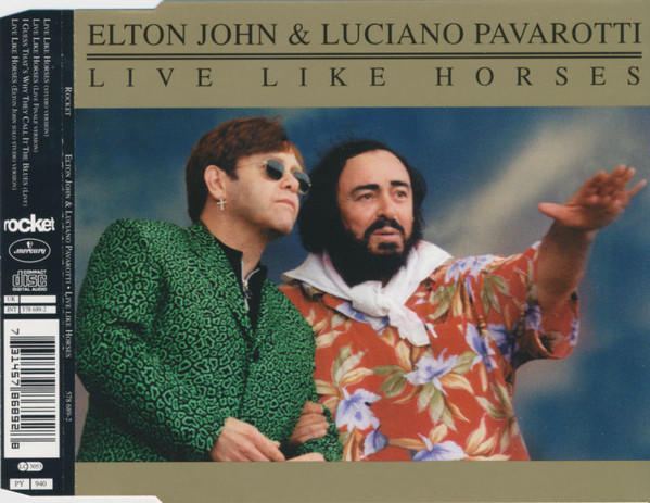 Bild Elton John & Luciano Pavarotti - Live Like Horses (CD, Single) Schallplatten Ankauf