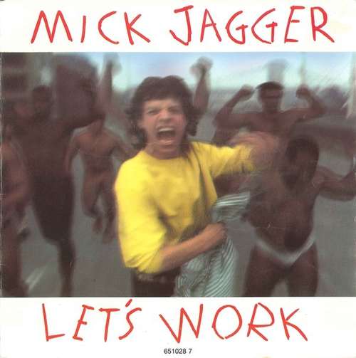 Cover Mick Jagger - Let's Work (7, Single) Schallplatten Ankauf