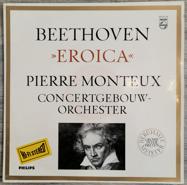 Cover Beethoven* / Pierre Monteux, Concertgebouw-Orchester* - Eroica (LP, Album) Schallplatten Ankauf