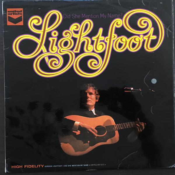 Cover Gordon Lightfoot - Did She Mention My Name (LP, Album) Schallplatten Ankauf