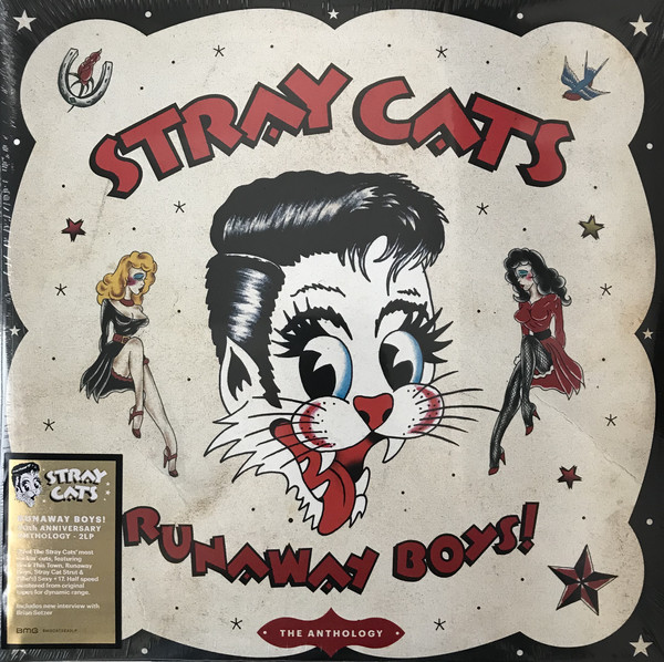 Cover Stray Cats - Runaway Boys! The Anthology (2xLP, Comp) Schallplatten Ankauf