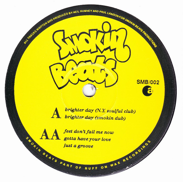 Cover Smokin Beats - Brighter Day  (12) Schallplatten Ankauf