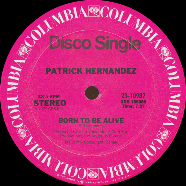 Cover Patrick Hernandez - Born To Be Alive (12, Single) Schallplatten Ankauf