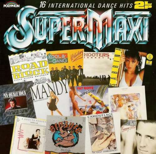 Cover Various - Super Maxi - 16 Internationale Dance Hits (2xLP, Comp) Schallplatten Ankauf