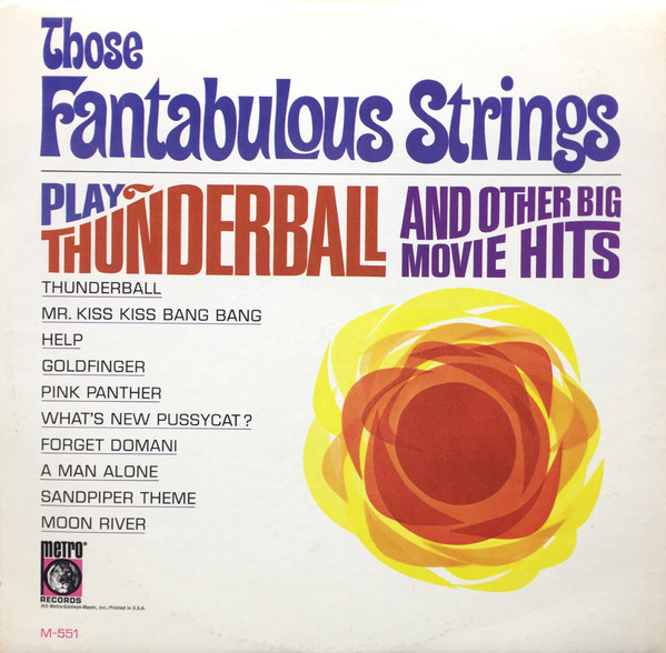 Cover Those Fantabulous Strings - Play Thunderball And Other Big Movie Hits (LP, Mono) Schallplatten Ankauf
