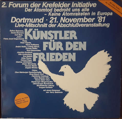 Cover Various - Künstler Für Den Frieden (2xLP, Comp) Schallplatten Ankauf