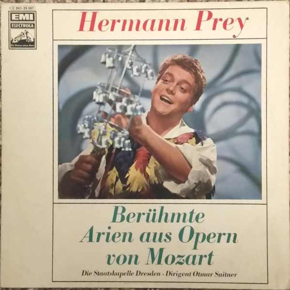 Cover Hermann Prey - Berühmte Arien Aus Opern Von Mozart (LP) Schallplatten Ankauf