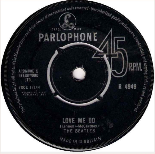 Cover The Beatles - Love Me Do (7, Single, RP) Schallplatten Ankauf