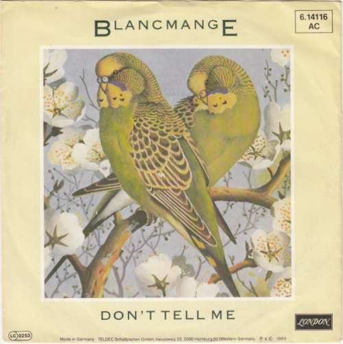 Cover Blancmange - Don't Tell Me (7, Single) Schallplatten Ankauf