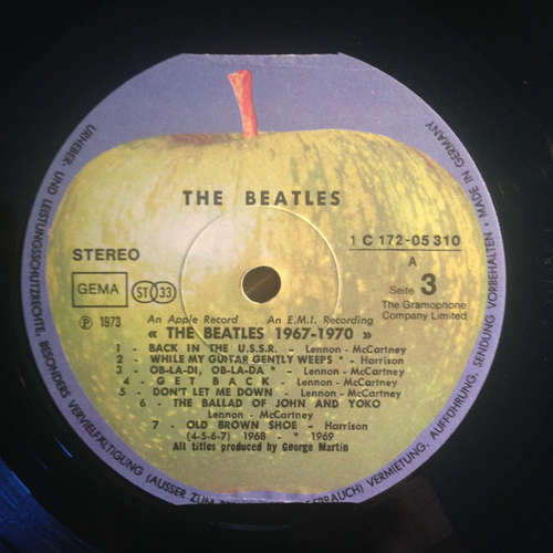 Cover The Beatles - 1967-1970 (2xLP, Comp, MP, Gat) Schallplatten Ankauf