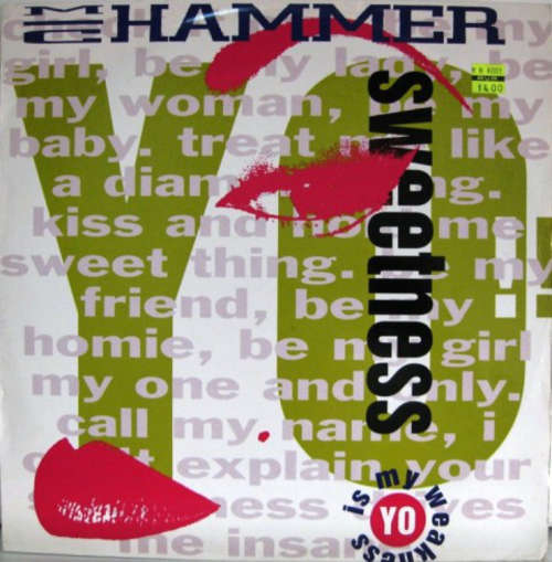 Cover MC Hammer - Yo Sweetness (Is My Weakness) (12, Single) Schallplatten Ankauf