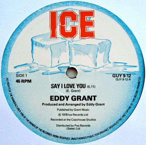 Cover Eddy Grant - Say I Love You (12) Schallplatten Ankauf