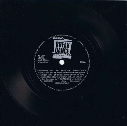 Cover Various - Bravo Break Dance Sensation '84 (Flexi, 7, S/Sided, Mixed) Schallplatten Ankauf