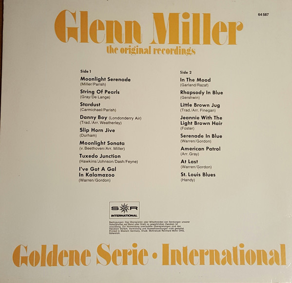 Cover Glenn Miller - The Original Recordings (LP, Comp) Schallplatten Ankauf