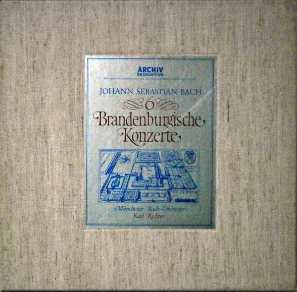 Bild Johann Sebastian Bach, Münchener Bach-Orchester, Karl Richter - 6 Brandenburgische Konzerte (2xLP, RE + Box) Schallplatten Ankauf