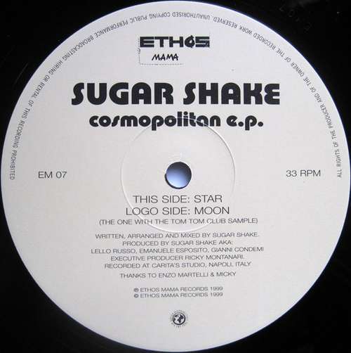 Cover Sugar Shake - Cosmopolitan E.P. (12, EP) Schallplatten Ankauf