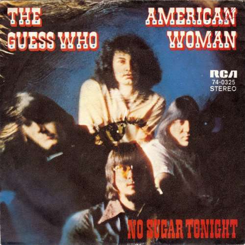 Cover The Guess Who - American Woman (7, Single) Schallplatten Ankauf