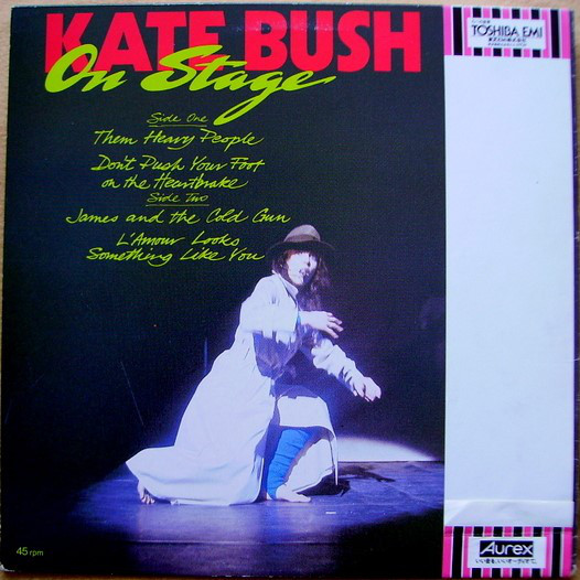 Cover Kate Bush - On Stage (12) Schallplatten Ankauf