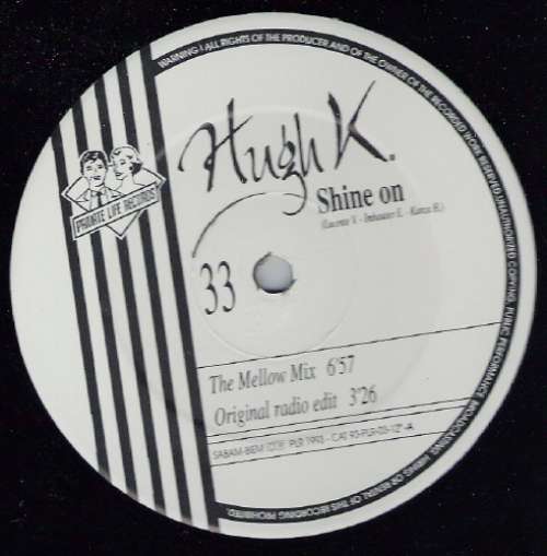 Cover Hugh K. - Shine On (Mellow & Deep Remixes) (12) Schallplatten Ankauf