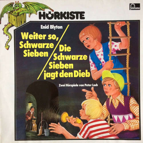 Cover Enid Blyton - Weiter So, Schwarze Sieben / Die Schwarze Sieben Jagt Den Dieb (LP) Schallplatten Ankauf