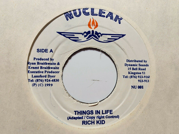 Cover Rich Kid (4) / Anthony Red Rose & Natural Black - Things In Life / Jah Love (7) Schallplatten Ankauf