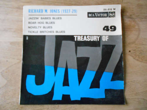Cover Richard M. Jones And His Jazz Wizards* - Treasury Of Jazz N° 49 (7, EP) Schallplatten Ankauf