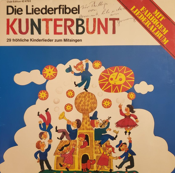 Cover Rheydter Kinderchor*, Theo Laß - Die Liederfibel Kunterbunt (LP, Club) Schallplatten Ankauf