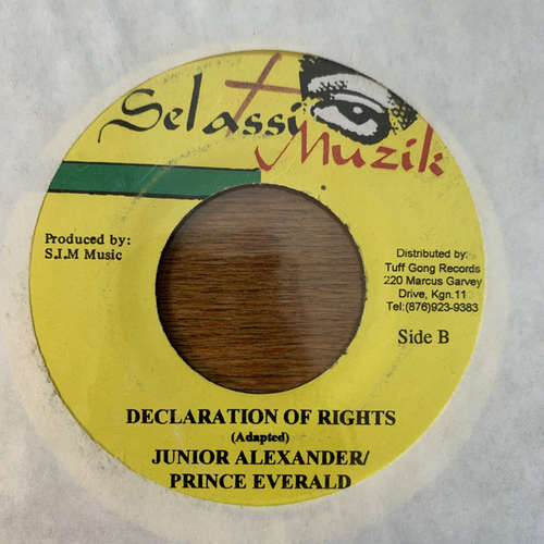 Cover Junior Alexander, Prince Everald - Declaration Of Rights (7) Schallplatten Ankauf