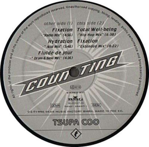 Cover Tsupa Coo - Fixation (12) Schallplatten Ankauf