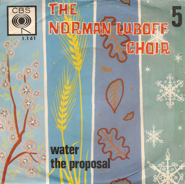 Cover Norman Luboff Choir - Water (7, Single) Schallplatten Ankauf