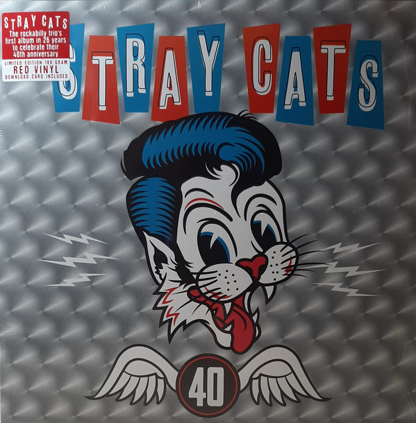 Cover Stray Cats - 40 (LP, Album, Ltd, Red) Schallplatten Ankauf