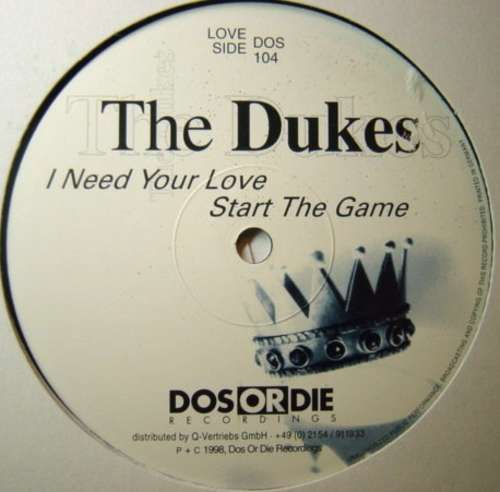 Cover The Dukes - I Need Your Love (12) Schallplatten Ankauf