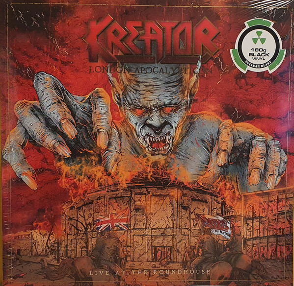 Cover Kreator - London Apocalypticon (Live At The Roundhouse) (2xLP, Album) Schallplatten Ankauf