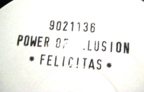 Bild Power Of Illusion - Felicita (12, Promo, W/Lbl, Sta) Schallplatten Ankauf