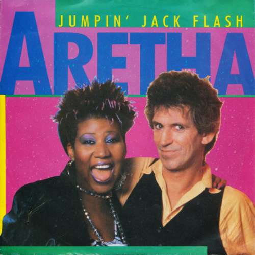 Cover Aretha Franklin - Jumpin' Jack Flash (7) Schallplatten Ankauf