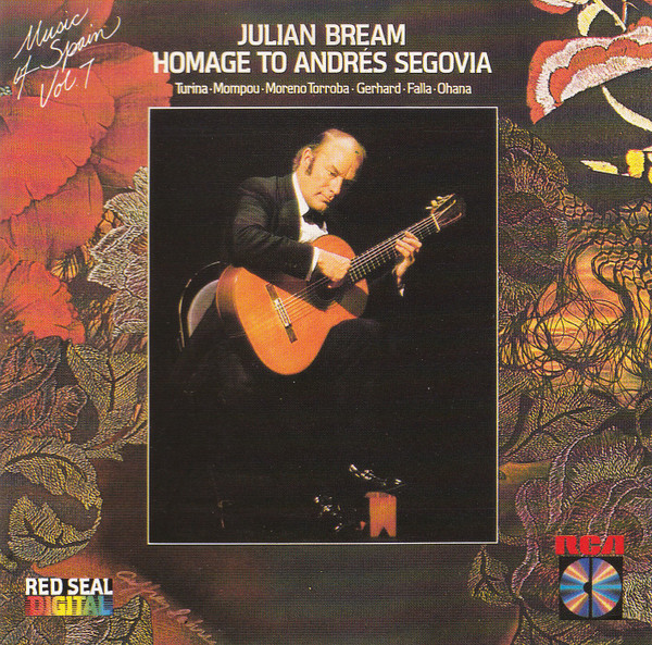 Cover Julian Bream - Homage To Andres Segovia (Music Of Spain, Vol. 7) (CD, Album, RE) Schallplatten Ankauf