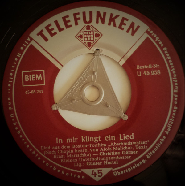 Bild Christine Görner - In Mir Klingt Ein Lied / Einen Sommer Lang (7, Single) Schallplatten Ankauf